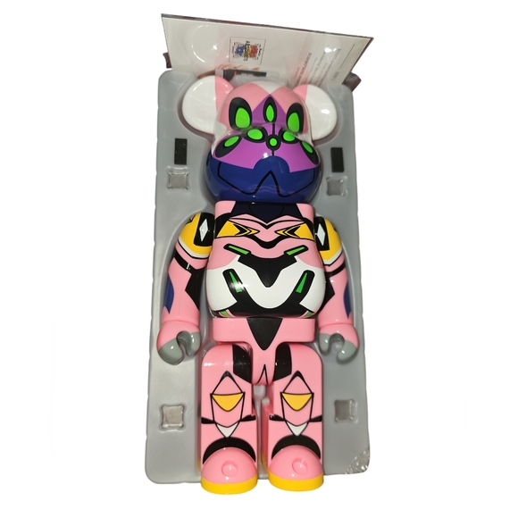 MEDICOM TOY: BE@RBRICK - Evangelion Eva 08 Gloss Paint 400% - Picture 2 of 4